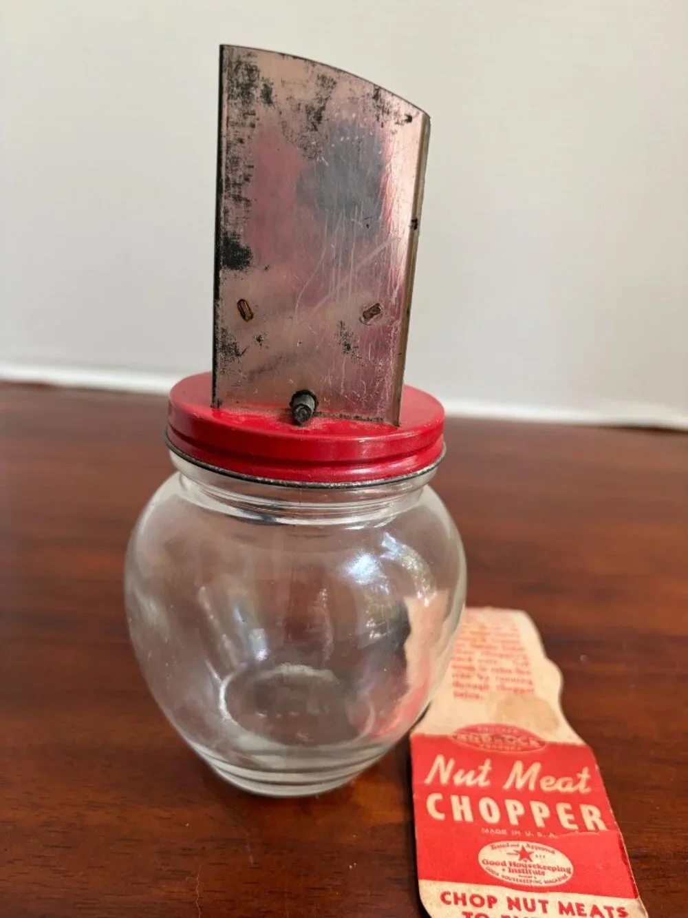 Vintage Androck Brand Nut Meat Chopper, 1930-1950